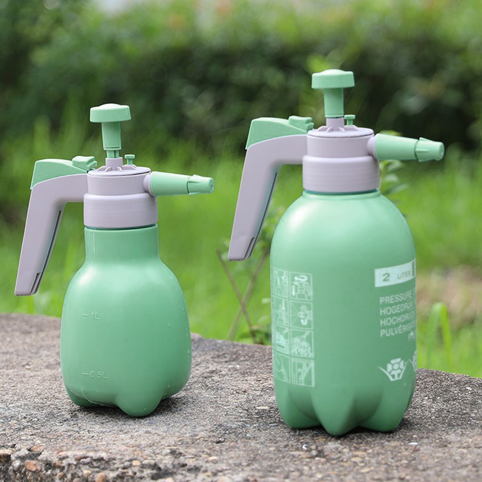 Lomubue 1/2L Spray Bottle High Pressure Large Capacity Switchable