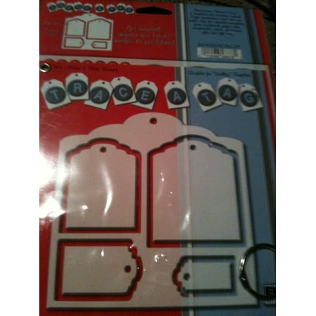- EK Success Scrapbooking Scallop Trace A Tag