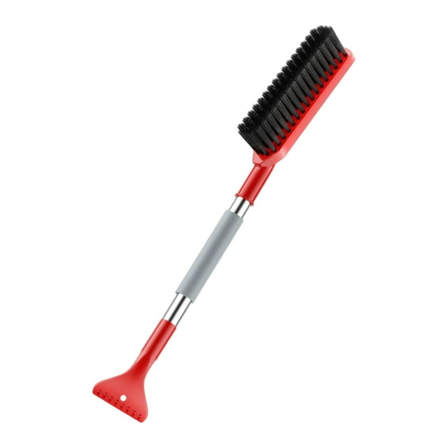 Detachable Ice Scraper with Brush Ergonomic Foam Grip Winter Car Windshield Snow Ice Removal Tool Portable