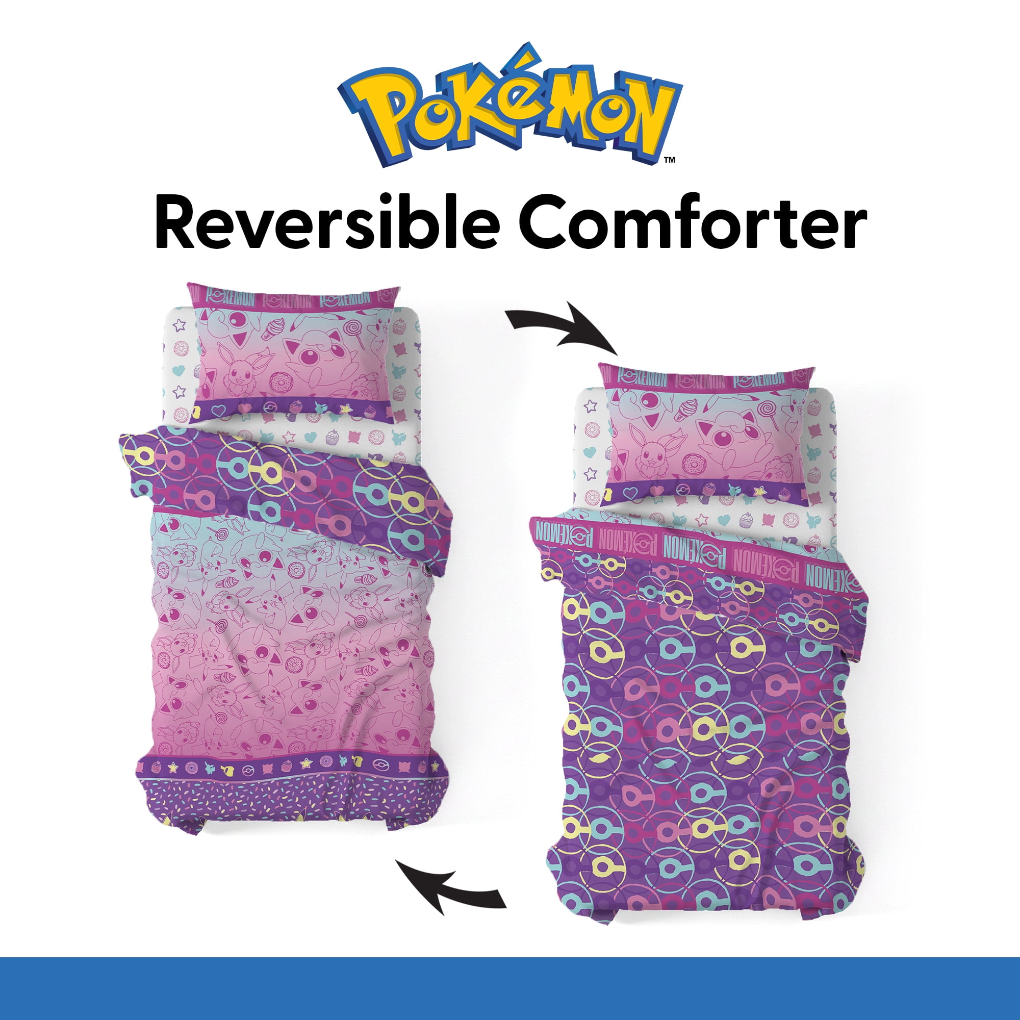 Pokemon Light And Sweet Twin Bed in a Bag Bedding Set