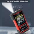 thumbnail image 4 of Mistaha High Precision Battery Internal Resistance Tester with Large LCD Display - Kelvin Four-Wire Measurement - Self-Calibration - LED Torch - Automatic Shutdown - IR500 Black/White TN Screen -, 4 of 6
