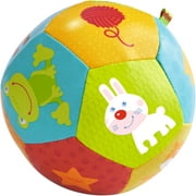 HABA Baby Ball Animal Friends 4.5" for Babies 6 Months and Up