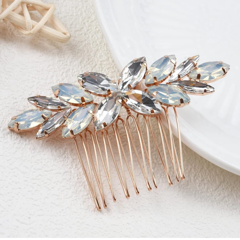 Vintage Sparkly Hair Combs, Decorative Hair Clips French  display picture 1