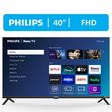Philips 40" Class FHD (1080p) Roku Smart LED TV (40PFL6533/F7) (New)