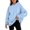 Light Blue, variant on Vedolay Sweatshirt Women's 2023 Casual Half Zip Pullover Sweatshirt Long Sleeve Knit Tunic Pullover Tops,Light Blue L