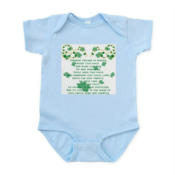 CafePress - Irish Christening Prayer Infant Bodysuit - Baby Light Bodysuit, Size Newborn - 24 Months