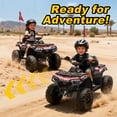 thumbnail image 2 of iRerts 24V Ride on ATV, Powered Ride on Toys Kids 4 Wheeler for Boys Girls Ages 3-6 Gifts, Kids Ride on Car Electric Vehicle with Bluetooth, Music, USB Port, Multi-Color Lights, Pink, 2 of 9