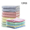 thumbnail image 2 of Buy 2 get 10% off Dish Cloths For Kitchen Washing Dishes Super Absorbent Dish Rags Cotton Cleaning Cloths Pack Of 12,12x12 Inches, 2 of 3
