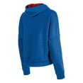 thumbnail image 3 of Women's New Era Royal Buffalo Bills Throwback Boxy Pullover Hoodie, 3 of 3