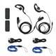 thumbnail image 2 of 8 Piezas Mini Walkie Talkie 400-470MHz Radio Bidireccional 3W Transceptor Auricular Auricular Orejera Alimentado por USB, 2 of 5