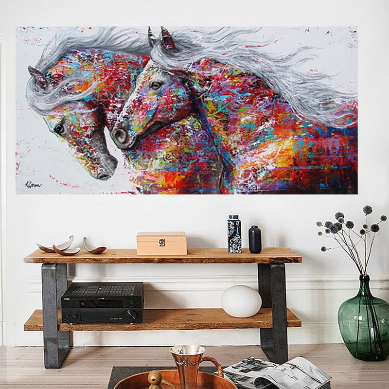 Details about   3D Running Three Horses 1 Framed Poster Home Decor Print Painting Art WALLPAPER