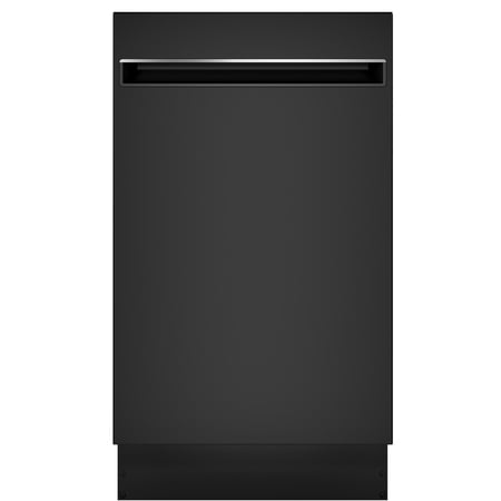 GE Appliances PDT145SGLBB 18 Inch Built In Fully Integrated Dishwasher Black