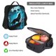 thumbnail image 5 of Balery Blue Full Moon Wolf Mochila escolar 3 en 1 para niños: mochila resistente con lonchera térmica y estuche para lápices. Mochila escolar para niños y niñas., 5 of 7