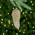 thumbnail image 2 of Northlight Pine Cone Glass Christmas Ornament - 7.25" - Gold, 2 of 5