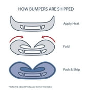 Primed Rear Lower Valance Bumper Fascia for 2019 2020 Hyundai Elantra HY1195125