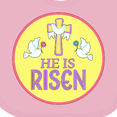 thumbnail image 4 of Inktastic He is Risen for Easter Boys or Girls Baby Bib, 4 of 4