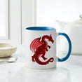 thumbnail image 4 of CafePress - Red Dragon Mug - 11 oz Ceramic Mug - Novelty Coffee Tea Cup, 4 of 4