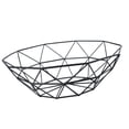 thumbnail image 3 of Cesta de frutas tejida de malla de hierro para encimera de cocina, frutero, soporte decorativo para verduras, color negro, 3 of 8