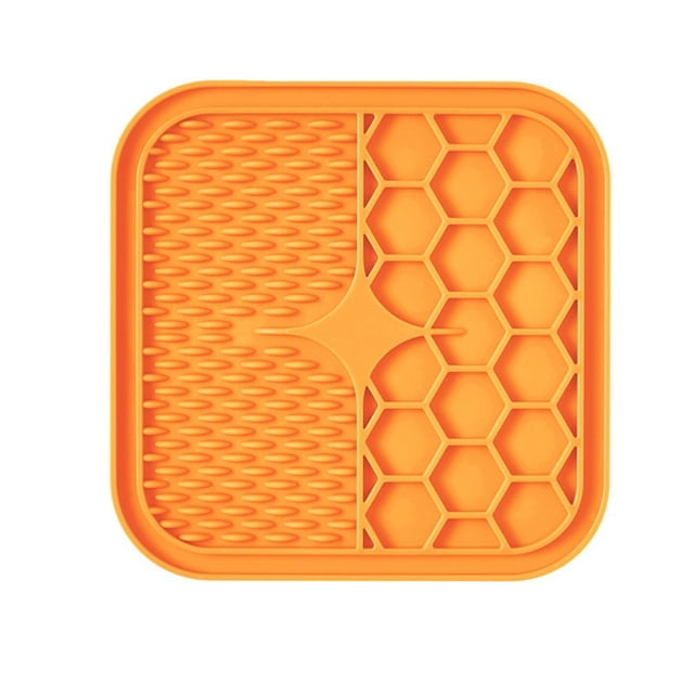 Pet Lick Pad Slower Feeder Pad Cats Dog Mat Feeding Cats Dogs Licking Mat Pet Bathing Distraction Pads Silicone Dispenser