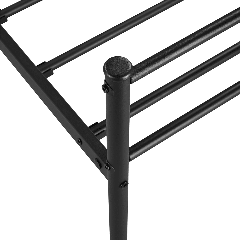 Renwick Journee x-Design Metal Platform Queen Bed,Adult, Black