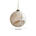 thumbnail image 3 of White Plastic Christmas Balls | 6-Inch Shatterproof Holiday Ornaments | Christmas Tree Decorations for Home, Party & Gift Wrapping | Festive Ambiance Decor, 3 of 6