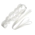 thumbnail image 4 of 1Pc Wedding Dress Ribbon Lace Flower Bridal Belt Cloth Wedding Belt Sash (White), 4 of 9