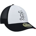 thumbnail image 3 of Men's New Era White/Navy Boston Red Sox 2023 On-Field Batting Practice Low Profile 59FIFTY Fitted Hat, 3 of 5