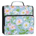 thumbnail image 5 of FORMRS Zipper Binder with Shoulder Strap 2-inch Ring 500 Sheet Capacity File Bag, Blue Floral, 5 of 5