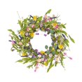 thumbnail image 1 of Guirnalda de puerta de 60cm, guirnalda artificiales, guirnalda de lavanda Margarita de Primavera de verano, coronas de falsas, Sunnimix Corona de primavera, 1 of 8