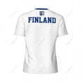thumbnail image 3 of Exclusive design Finland Flag Grain 3D Printed Men For Running Bike Soccer Tennis Fitness Sports tshirt Mesh Fans Short T-shirt, 3 of 10