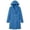 Blue-Hooded, variant on Women Wool Blend Winter Trench Coats Double- Mid Length Peacoats Notch Lapel Winter Outwears (Khaki-Hooded XL)