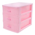 thumbnail image 1 of LOLIPPYY Organizador De Plástico Con Cajones Para Escritorio Con Y Estilo Moderno Rosa, 1 of 7
