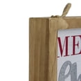 thumbnail image 3 of Northlight 12" LED Lighted 'Merry Christmas' Framed Wall Sign with Pine, 3 of 3
