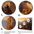 thumbnail image 3 of Designart "Enigma of Meteora, Greece II" Landscapes Floater Framed Wall Art Print, 3 of 7