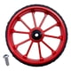 thumbnail image 1 of - Bicicleta plegable con rodamiento sellado para bicicleta, estante de carga trasera, color rojo Cola Rueda fácil de bicicleta plegable, 1 of 7
