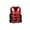 Red, variant on Adjustable Life Jacket with Buckle Reflective Strip, Paddle Board Kayak Flotation Vest for Water Sport Use Green M