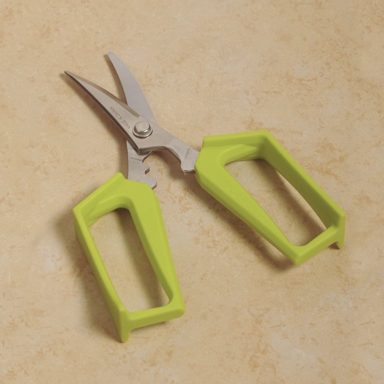 Nisaku OSHIBASAMI Stainless Steel Scissor, Black - Walmart.com