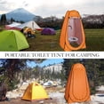thumbnail image 5 of Your Choice Tienda de campaña emergente para ducha, vestuario portátil, ducha de campamento, inodoro, refugio de privacidad, tiendas de campaña para exteriores e interiores, 6.2 pies de altura, color, 5 of 5