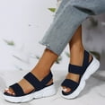 thumbnail image 5 of Women's Sandals Closed Pointed Toe Chunky Low Heel Pumps Casual Summer Breathable Hollow Strap Loafers Walking Shoes, 5 of 5