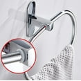 thumbnail image 4 of No Drilling Towel Ring, Round Towel Rack, Stainless Steel Bathroom Towel Rack, Self-adhesive Towel Hook, 4 of 5