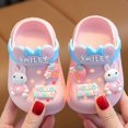 thumbnail image 1 of Summer Kids Sandals Hole Children's Shoes Slippers Soft Anti-Skid Cartoon DIY Design Hole Baby Shoes Sandy Beach For Boys Girls, 1 of 6