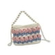 thumbnail image 3 of Kit de bolsa de crochet de tejido de bricolaje adultos 7.09x2.76x5.12 "Flower manual tejido a mano beige, 3 of 8