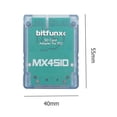 thumbnail image 4 of Lector de tarjetas para PS2 MX4SIO SIO2SD Adaptador de tarjeta de memoria TF (Azul claro), 4 of 9