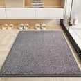 thumbnail image 2 of AuroraX Bathroom Rug Non Slip Backing Large Washable Gray Quick Dry Absorbent Bath Rugs for Bathroom Floor Ideal for Bathroom,Kitchen and Entryway, 2 of 7