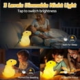 thumbnail image 2 of GLFR Squishy Night Light for Kids, 4 Soothing White Noise Sounds, Dimmable Silicone Lamp, 2025 Upgraded Rechargeable Nightlight, 9H Battery, Girl Room Decor Gifts, 2 of 8