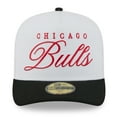 thumbnail image 2 of Men's New Era White/Black Chicago Bulls 2025 NBA Draft A-Frame 59FIFTY Fitted Hat, 2 of 5