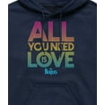 thumbnail image 2 of The Beatles - All You Need Is Love - Men's Pullover Fleece Hoodie, 2 of 5