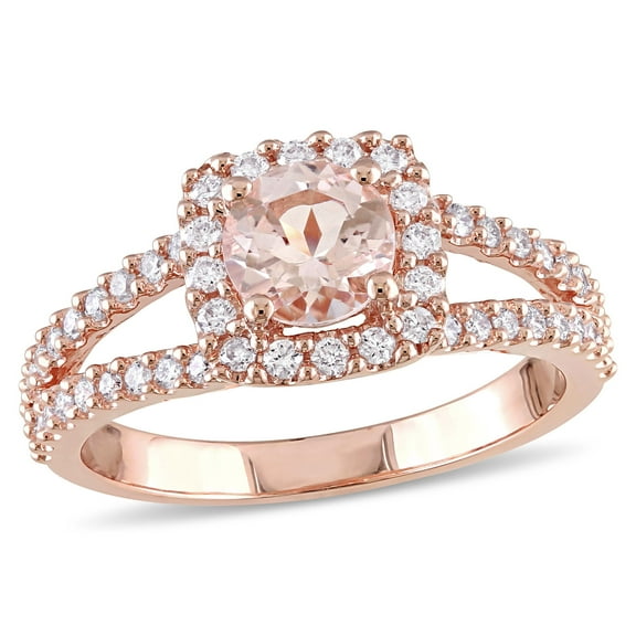 Everly Women's Morganite 14K Rose Gold Engagement Ring