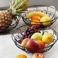 thumbnail image 2 of Cesta de Alambre para Colgar Frutas, Cesta de Hierro para Frutas de 3 Niveles, Frutero de Cocina, Cesta para Almacenar Frutas y Verduras, 2 of 9