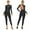 A Black, variant on iiniim Women's Long Sleeve Rhinestone Figure Ice Skating Bodysuit One Piece Leotard Full Body Jumpsuit Size S-XXL Royal Blue S